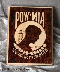 POW/MIA plaque
