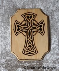 celtic cross plaque